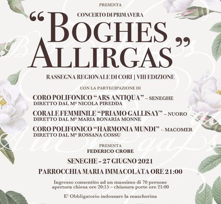 RASSEGNA CORALE “BOGHES ALLIRGAS”