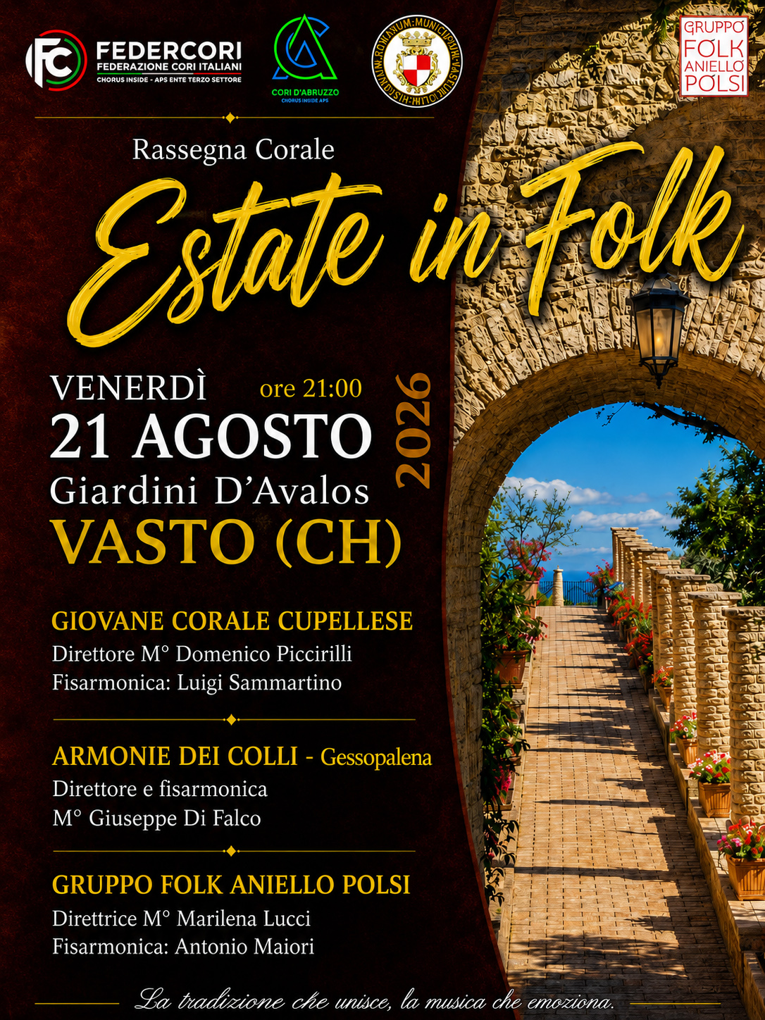 ESTATE IN FOLK – Giardini D’Avalos 2026