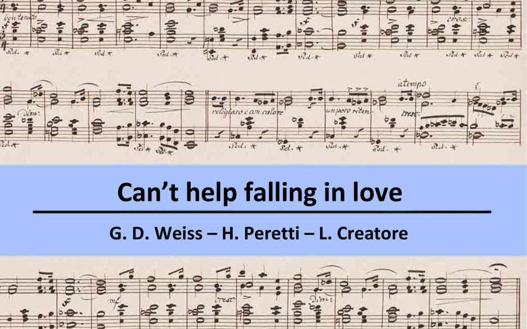 Can’t help falling in love